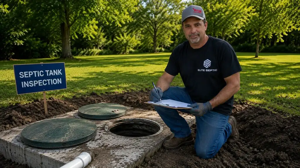 Sewer camera inspection locating a line blockage