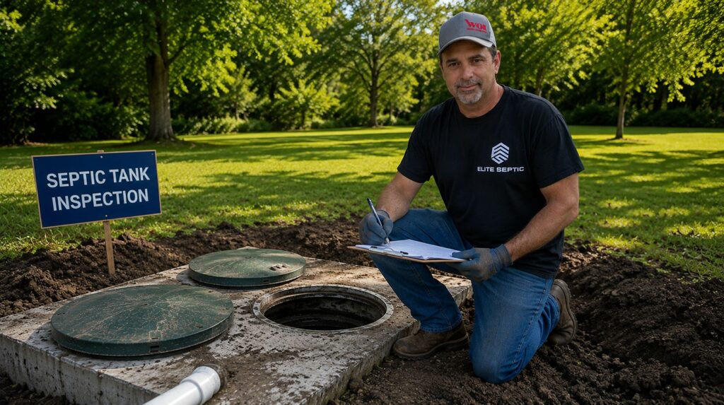 Sewer camera inspection locating a line blockage in Jasper, TX